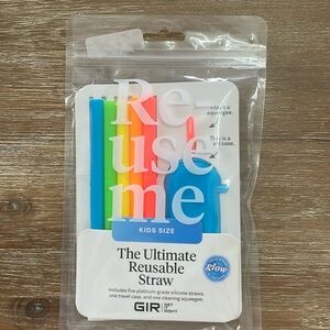 GIR Reusable Straw Multipack Kids Size